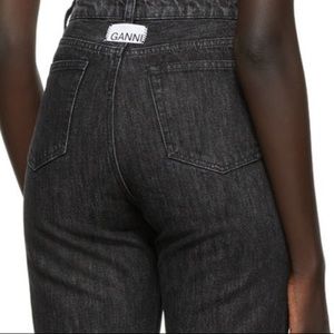 GANNI Straight Leg Phantom Wash Jeans NWT!